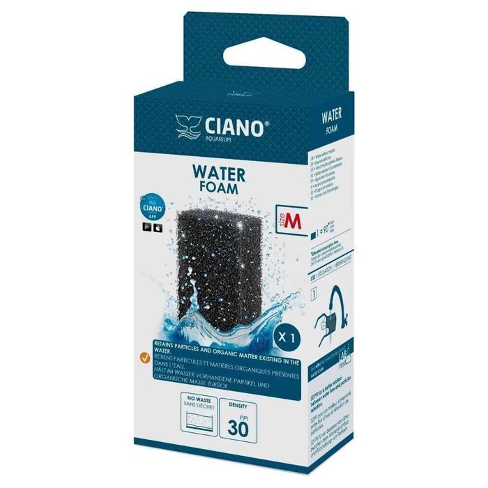Mousse Foam - CIANO - Taille M - Compatible CF 80 Maggi 380 - Changement tous les 90 jours - Poisson deau froide