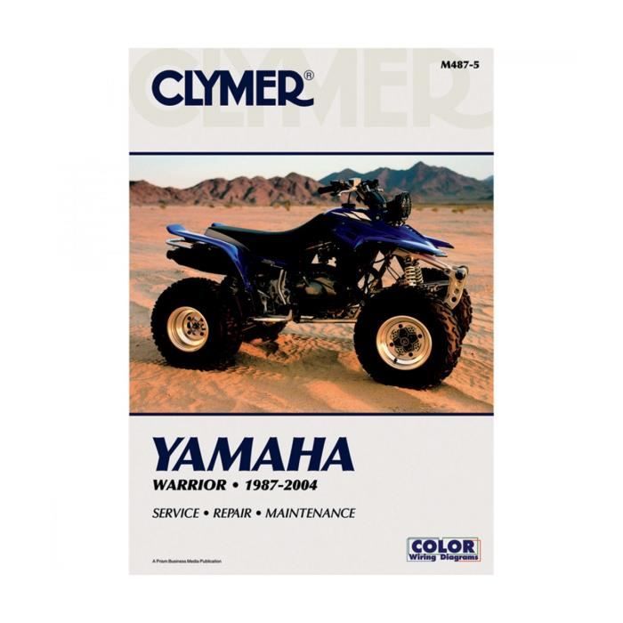 YAMAHA YFM 350 RAPTOR / WARRIOR REVUE TECHNIQUE ANGLAIS CLYMER 42010068 Cdiscount Auto