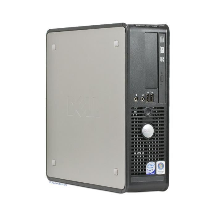 Dell Optiplex 760 – Core 2 Duo E8500 3.16GHz – 4Go RAM – PC Bureau Occasion