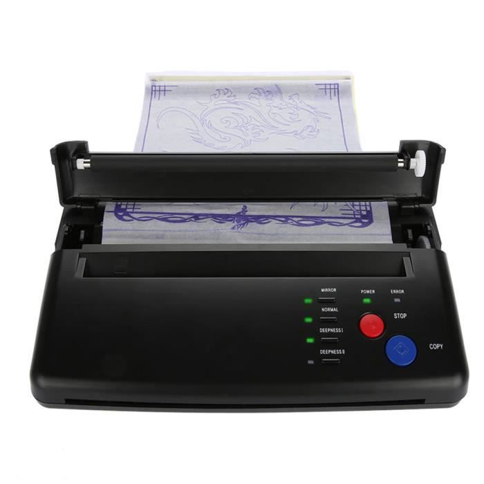 Dioche Imprimante de copieur thermique 2Types Portable A5 A4 Papier Tatouage Transfert Pochoir Thermique Copieur Imprimante Machine