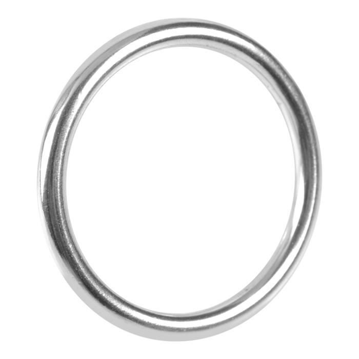 Anneau d'accroche SOURCING MAP Anneau Soudé Inox Acier 304 40mm Externe