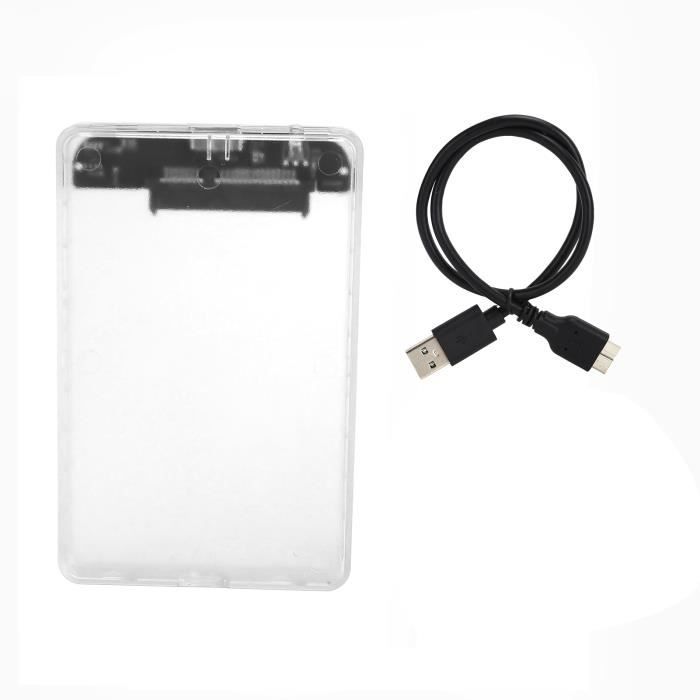 Duokon boîte de stockage de disque dur Boîtier externe de disque USB3.0 ...
