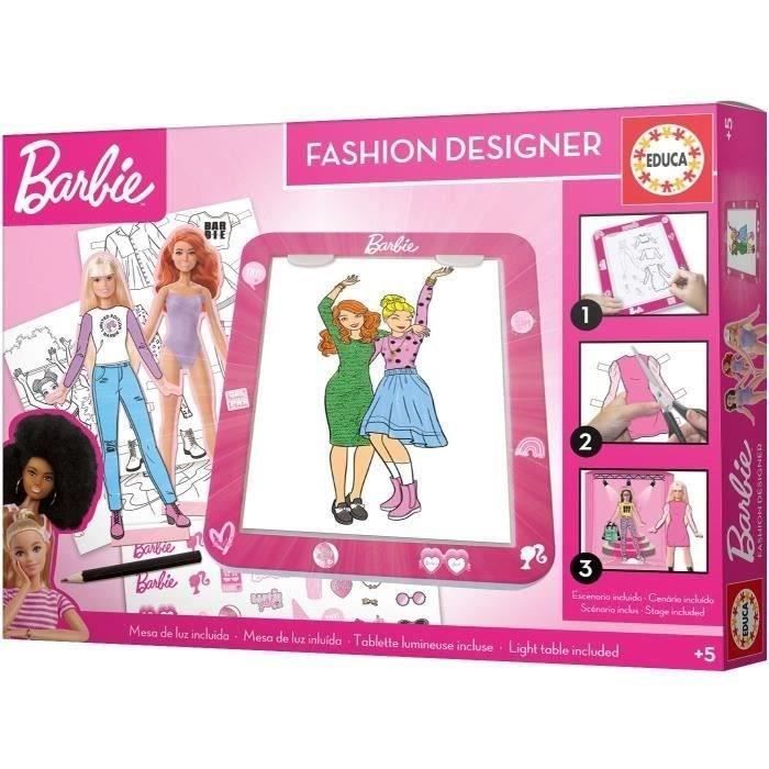 tableau design barbie - educa - loisir créatifs - 19825