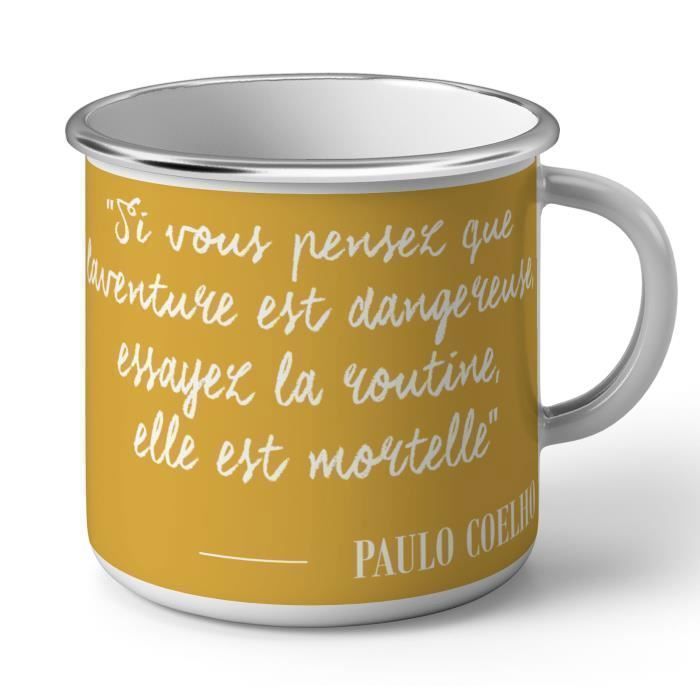Mug Émaillé Adventure - Gadgets et Cadeaux Originaux