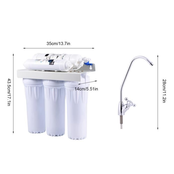 Lot De 21 Filtres à Osmose Inverse 10 Pouces - 6 Sédiments + 6 Charbon Actif + 6 Bloc Charbon + 3 Post Charbon