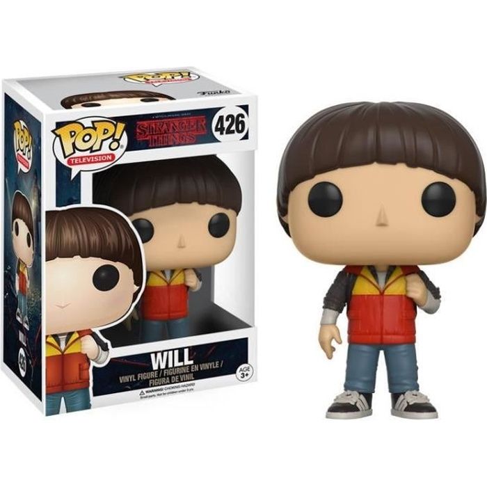 Figurine - Funko - Stranger Things - Will - 10 cm - Rouge - Sous licence officielle