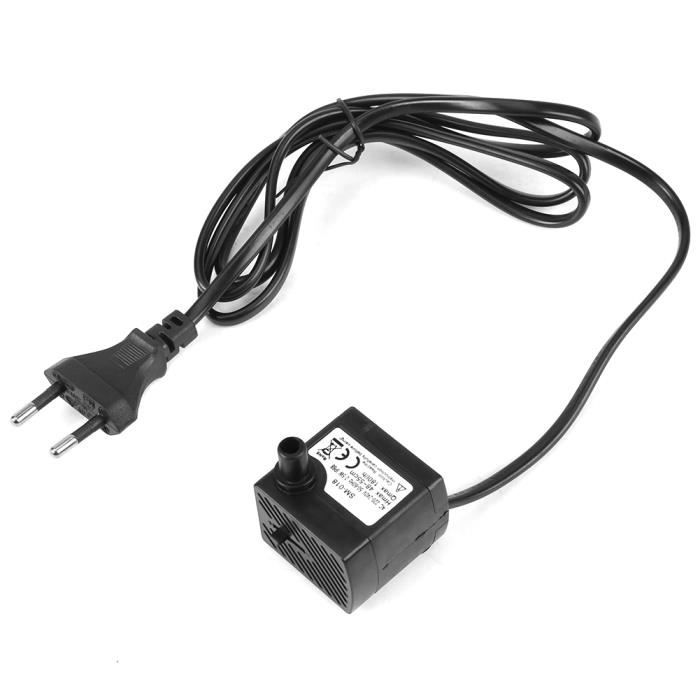 Meilleurs prix pour LATT Pompe submersible à eau Mini pompe à eau submersible ultra-silencieuse étang à poissons réservoir d'aquarium fontaine A6