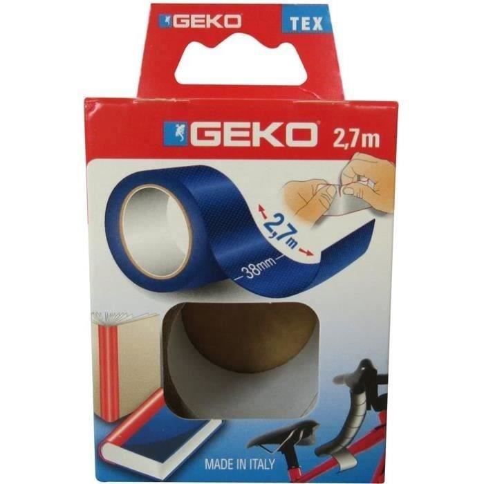 Adhésif tissu plastifié - 38 mm x 2.7 m - bleu