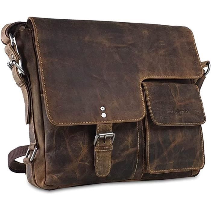 Greenburry Vintage Revival Sac à bandoulière en cuir 16 cm 1941-20