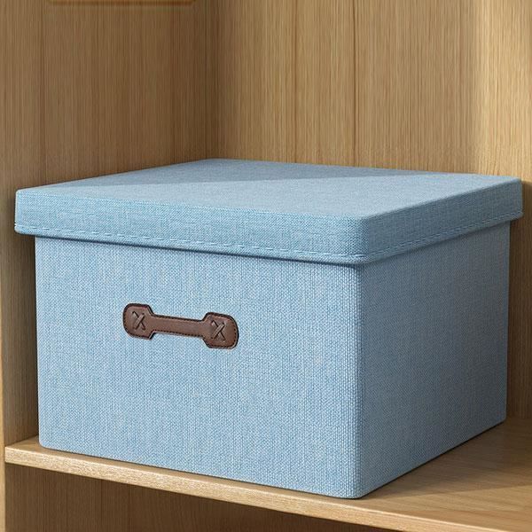 boîte de rangement penderie pliable boîte de rangement type tiroir  avec couvercle vêtements jouets - b102