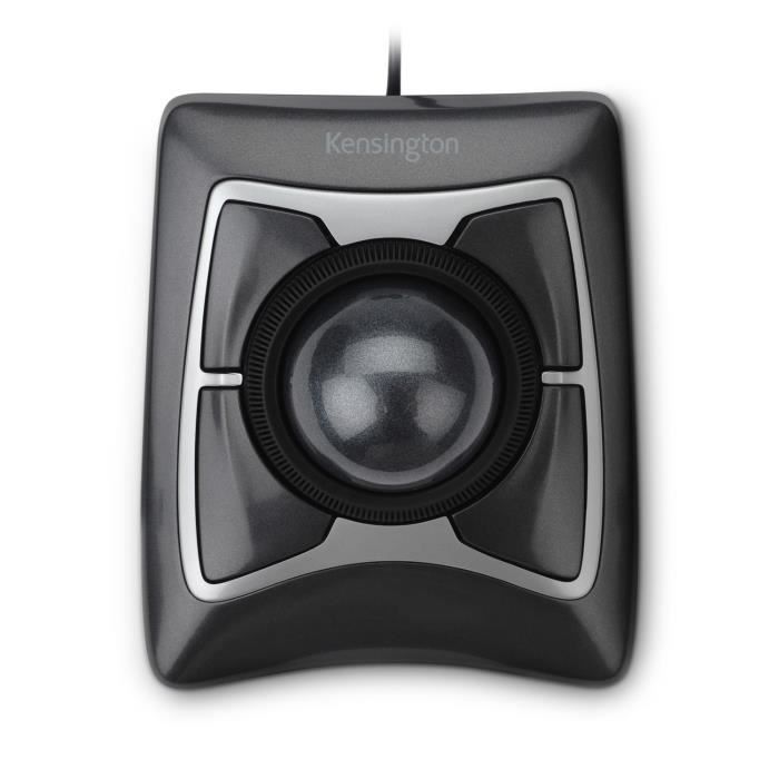 Kensington, Trackball filaire Expert Mouse, câble USB, Compatible PC et Mac®, Noir