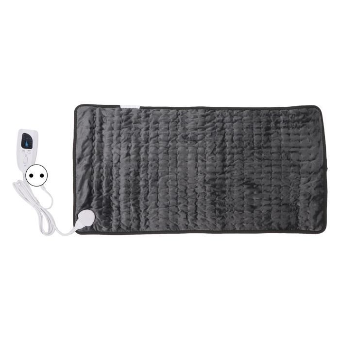 Couverture Chauffante électrique Qieryun - 10 Niveaux, Minuterie 1-8h, Lavable, Flanelle Sherpa