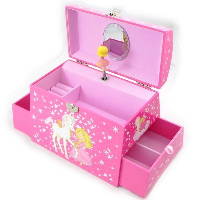 Coffret à Bijoux Musical "La Licorne et La Prin… - Achat ...