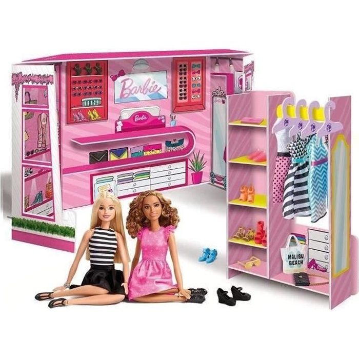 Coffret Barbie Fashion Collection - MATTEL GFB83 - Poupée avec différents  ensembles de vêtements et accessoires - Cdiscount Jeux - Jouets