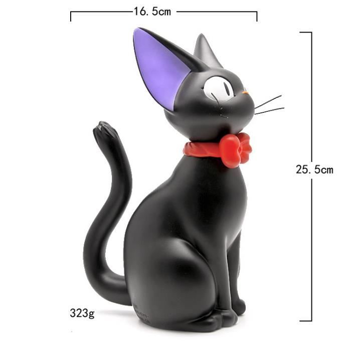 Mcsays Anime Tirelire Figurine Chat Jiji Kiki La Petite Sorciere Decoration Cadeau Enfant Noir Achat Vente Tirelire Cdiscount