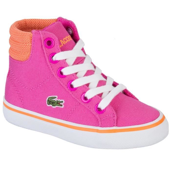 Baskets Montantes Marcel Pour Bebe Fille Rose Cdiscount Chaussures