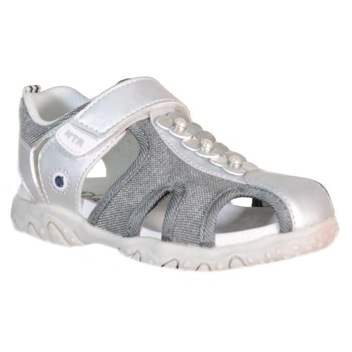 Naturino Sandales Petite Fille Argent Cuir Toile Sport 441 Argent Achat Vente Sandale Nu Pieds Cdiscount