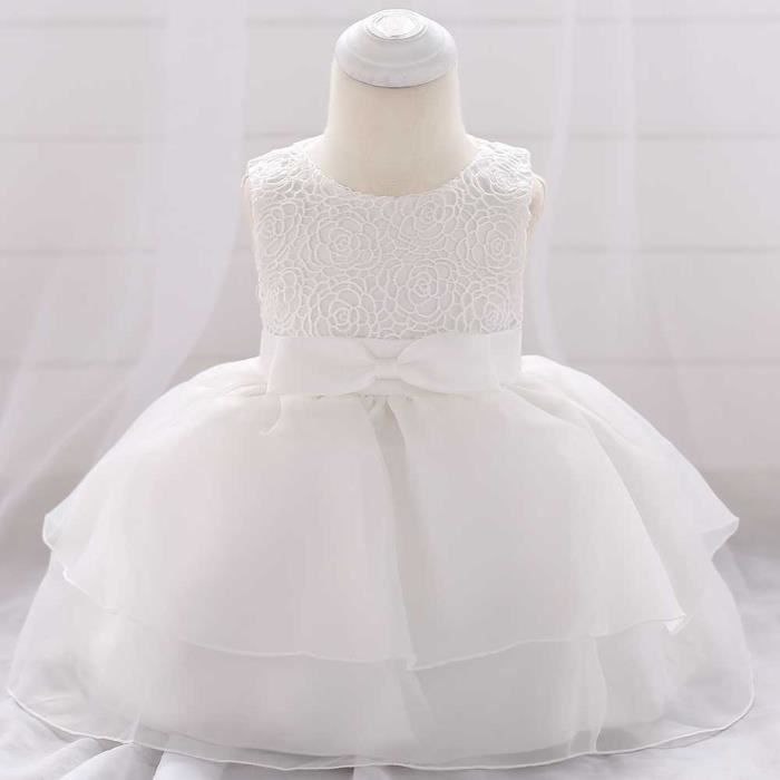 Robe De Soiree Pour Bebe 0 2 Ans Fille De Costume De Princesse Robe Blanc Dentelle Noel Costumes 52 Blanc Cdiscount Pret A Porter
