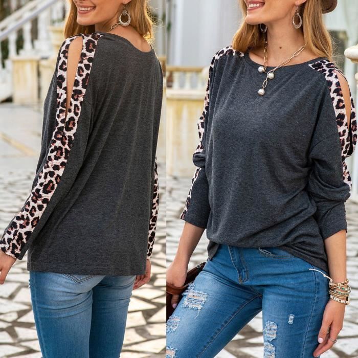 Haut Court Sans Bretelles Léopard - Col En V, Tissu Extensible, Pour Femme - Idéal Fêtes, Sorties Été
