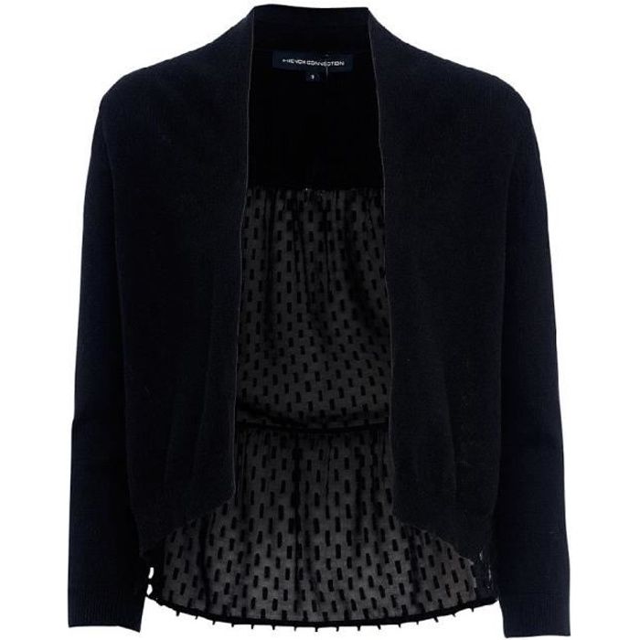 Gilet Femme Faith Connexion - Taille M - Noir - Maille - Neuf Avec étiquettes