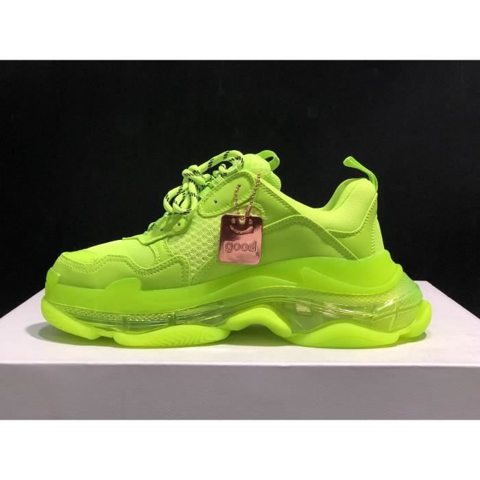 Balenciaga Basket Femme Vert Fluo Balenciaga Speed Trainer Basket