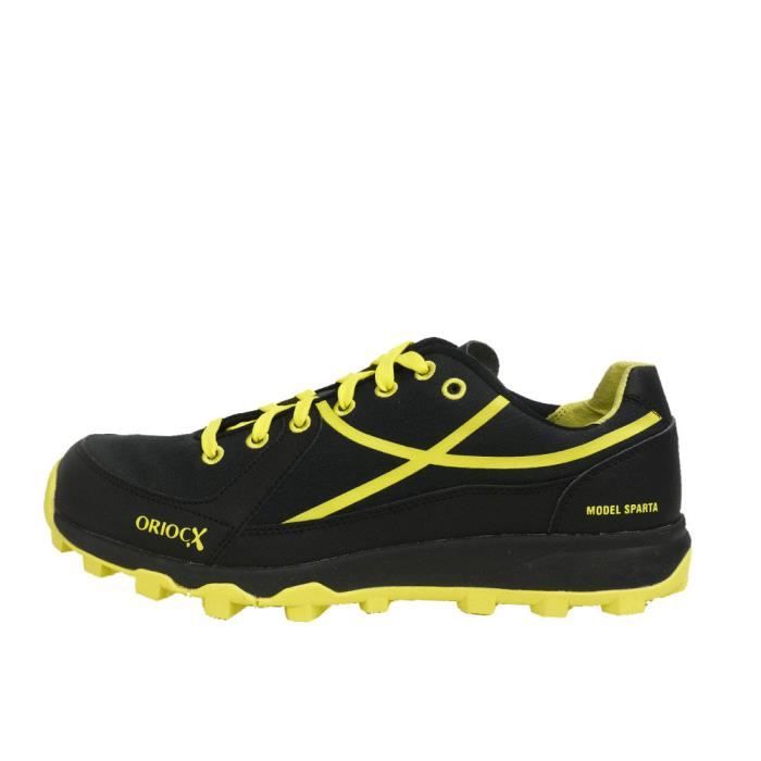 Chaussures de trail running unisexe ORIOCX Sparta noir - Amorti drainage et protection contre les impacts Chaussures de trail running unisexe ORIOCX Sparta noir - Amorti drainage et protection contre les impacts