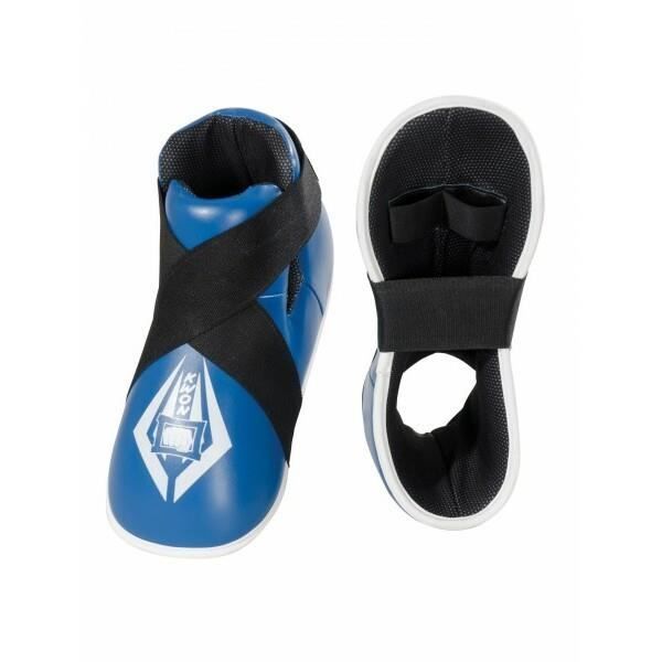 METAL BOXE Protège-Pieds Full Contact Bleu Taille M - MB165