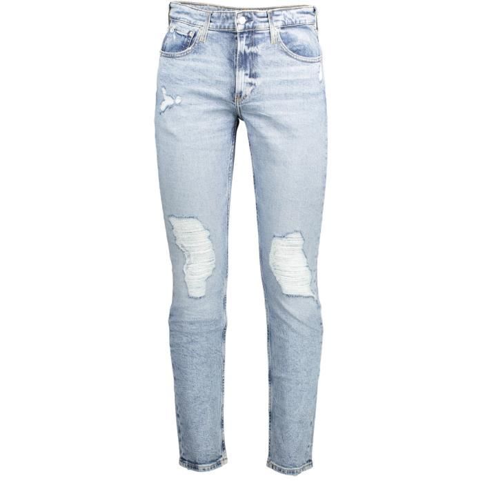 CALVIN KLEIN Jeans Homme Bleu clair Textile SF13496