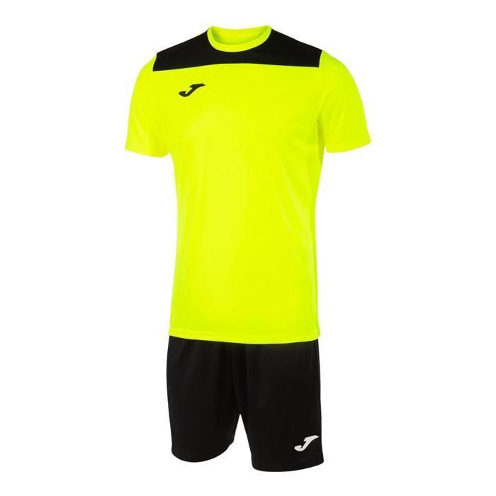 Ensemble maillot et short Joma Phoenix II - jaune fluo/noir Ensemble maillot et short Joma Phoenix II - jaune fluo/noir