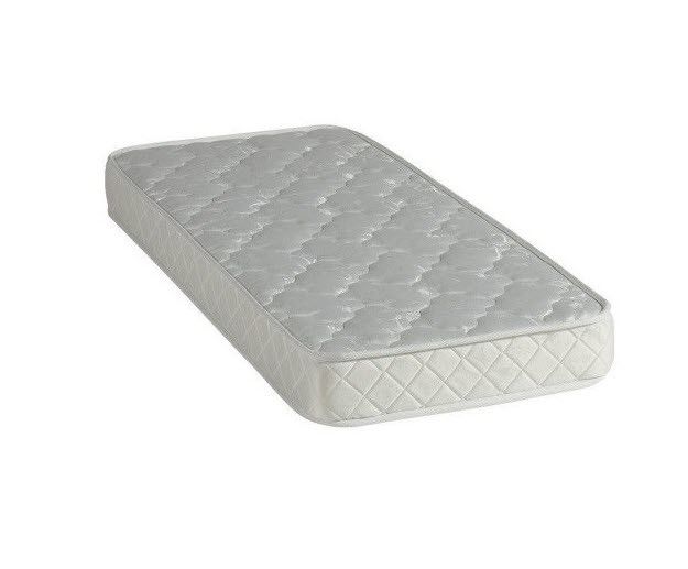 Matelas pour bébé 70x140 cm Hauteur 15 cm Hyppoallergénique - anti-acariens - Tissu Coton - Mousse Haute Résilience 33 Kg-m3