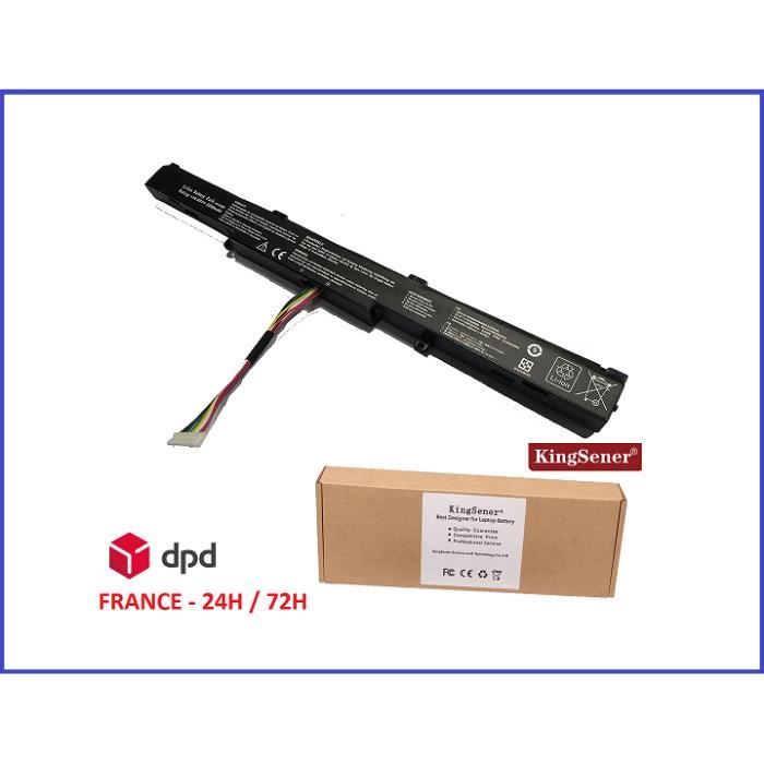 vhbw batteria compatibile con Asus 450C, 450CD, 450V, 450VB, E451, E451L, E451LA, E451LD, E551, 450 notebook (2400mAh, 14,4V, Li-Ion