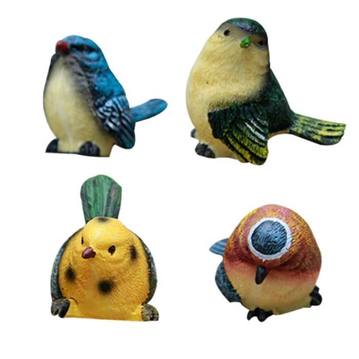 AMERTEER Ornements en Résine Canard Oie Statue d'Animal Simulation Adorable Artisanat Décoration Durable pour Maison Jardin Extérieur
