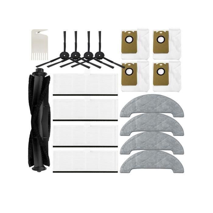 Kit De Rechange Complet Pour Aspirateur Robot Ultenic MC1 - Brosse Principale, Filtres, Serpillères Et Brosses Latérales - 13