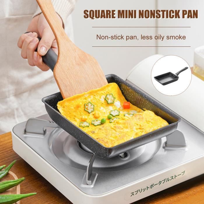 Duokon Poêle à Fond Plat Poêle à Frire Antiadhésive Cuiseur à Induction Cuiseur à Induction Pour