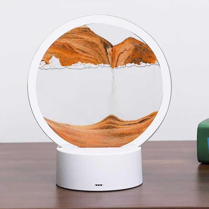 Diy Sands Flowing Night Light, Sablier, Lampe De Sable Mouvant