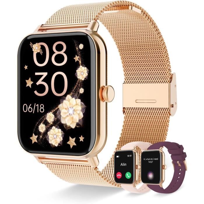 DREAC 2024 Ontre Connectée Hoe Avec Appel Bluetooth Pour Android IOS 1,43‘’ AOLED