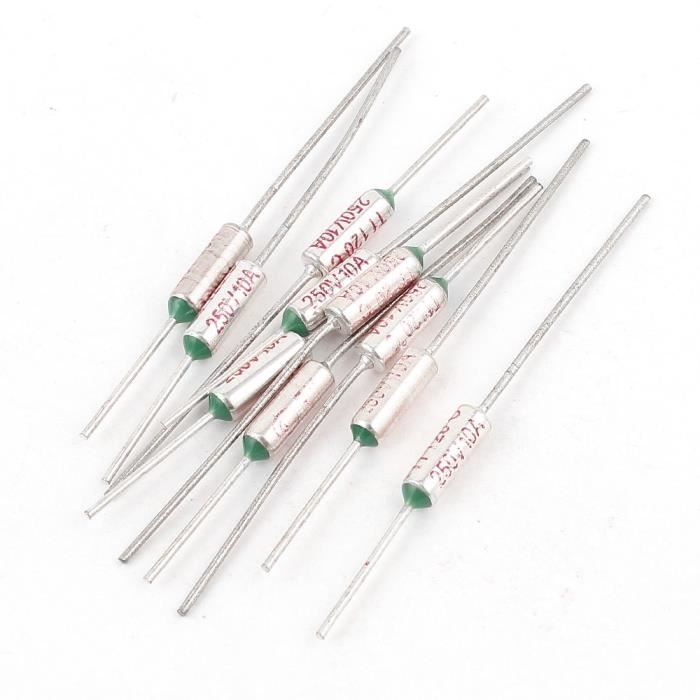 Fusible thermique TF RY 120 degrés Celsius 10A 250V 120°C TF120