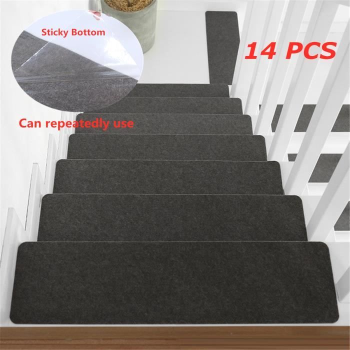 Easy Clean 15 prot/ège-marches Sossai/® STAIR PROTECT Prot/ège-marches tranparents Autocollants 20 x 65 cm