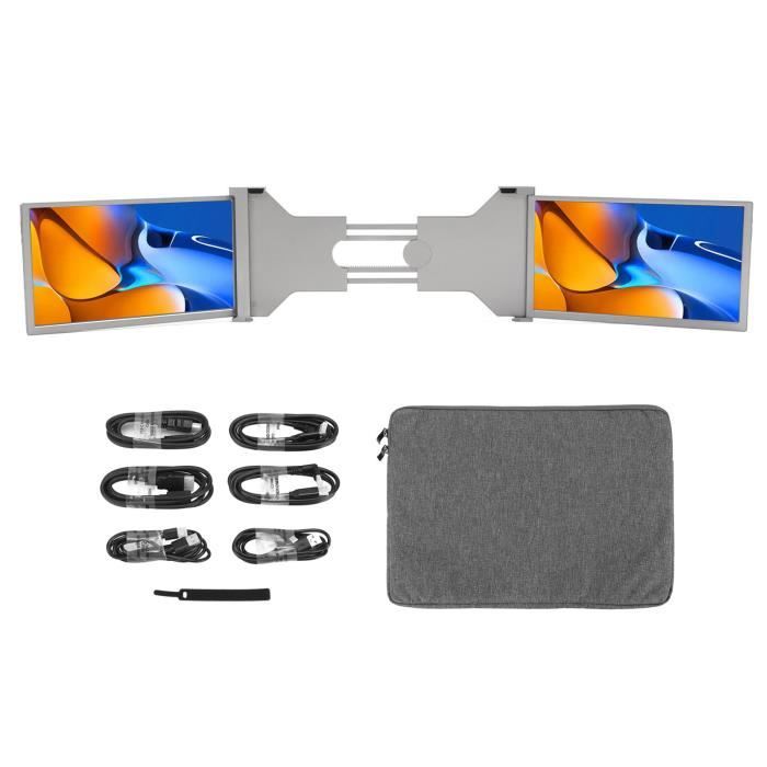 Moniteur Portable pour Ordinateur triple écran IPS 15,6 pouces FHD