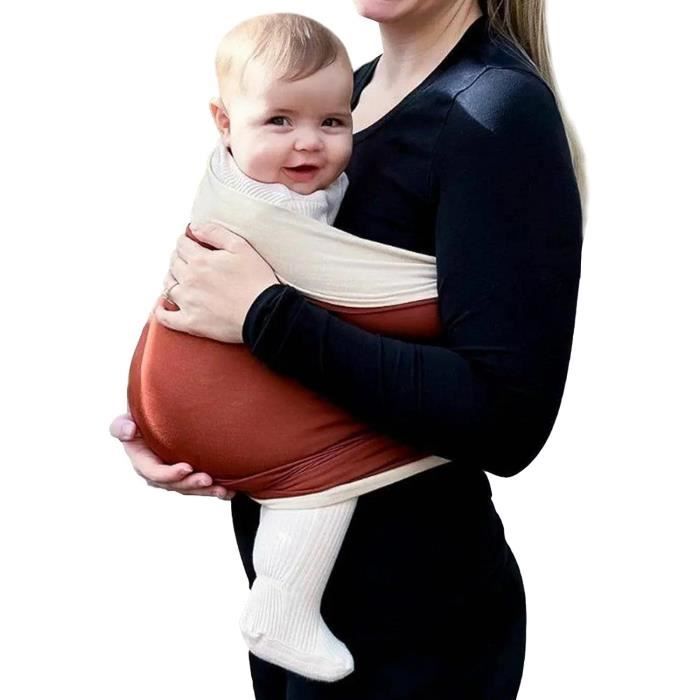 PorteBébé Wrap,Écharpe PorteBébé Mains Libres PorteBébé Réglable