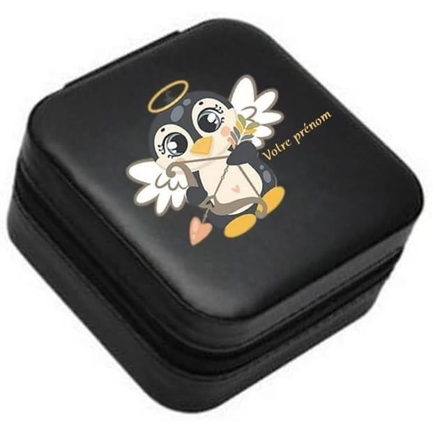 Boîte à Bijoux De Voyage En Pied De Poule Brigitte – Maison Scarlett