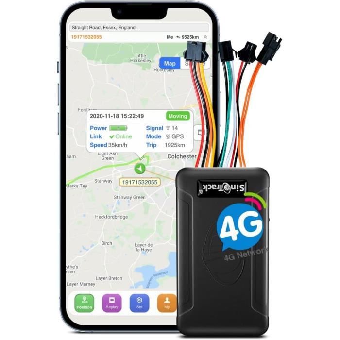 Chargeur GPS Tracker Pour Voiture – 20W Rapide, Localisateur Temps Réel (prise Briquet)