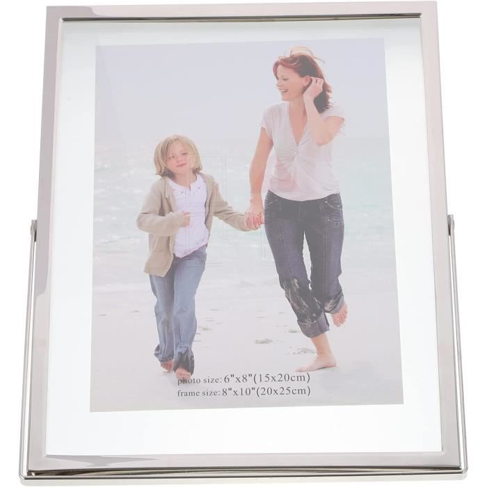 Cadre Photo Double Face En Bois Naturel 11,8 X 16 Cm - MegaCrea DIY