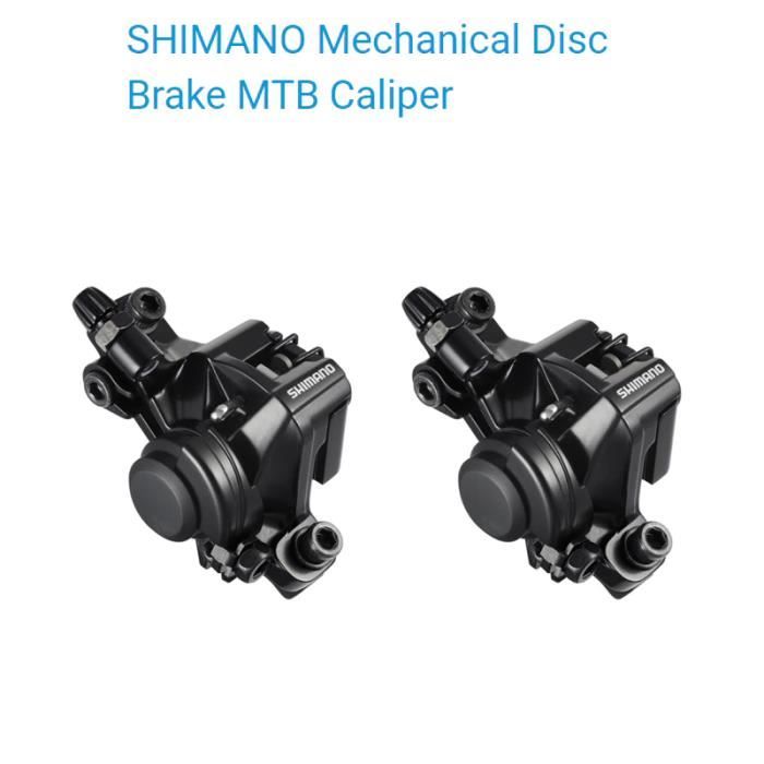 Shimano BR M375–étriers de frein à disque mécaniques pour Acera Alivio Deore avant et arrière,avec plaquettes en résine de vtt