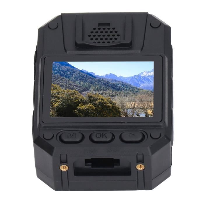 Caméra Portée Sur Corps 4K Avec Vision Nocturne – Enregistreur Portable Avec Clip, Détection De Mouvement