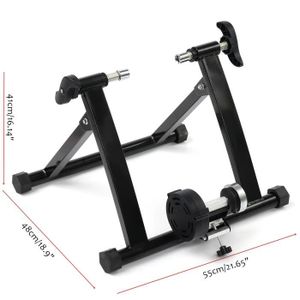 pour Le Fitness et lexercice en Int/érieur,Blue WJTRK1 Home Trainer Velo pour Roue 26-29/’/’ 700C Entra/îner Turbo de V/élo Pliable avec 6 Vitesses R/églable