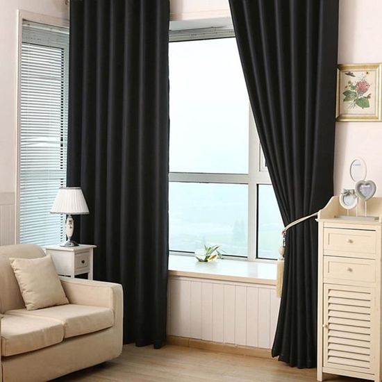 Rideaux Occultants Verts LEMOMO 42 X 84 Pouces Ensemble De 2 Panneaux Rideaux Occultants Passe Tringle Pour Chambre~p113231568