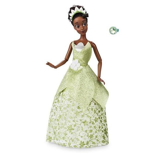 Poupee Tiana Disney La Princesse Et La Grenouille Avec Bague