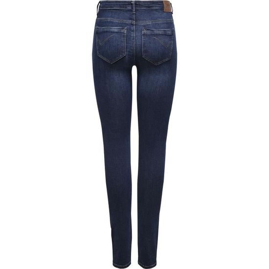 Jean Skinny Taille haute ONLY Femme Bleu Marine Coupe Skinny Bleu Marine Cdiscount Pret a Porter
