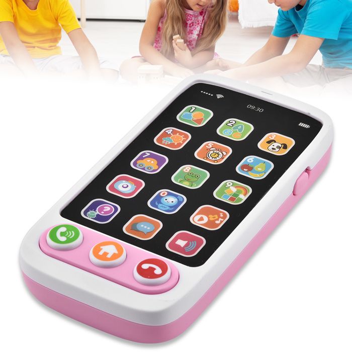 GLSTOY Lot De 5 Téléphones Chuchoteurs Éducatifs - Jouets Interactifs Pour Apprentissage Phonétique Et Orthophonie Enfants Garçons Filles (Rouge, Bleu, Jaune, Vert)